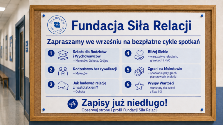 Jesienna oferta Fundacji Siła Relacji - wrzesień 2026 r.
